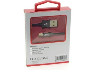 Cabo USB Lightning 2.1A 1m Preto img